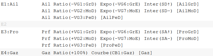 Récepteur SXR en mode delta et simulation du différentiel élevons (+simulation dérive) Copie110