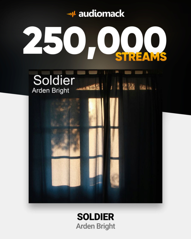 As I Am  reaches 250,000 streams Arden_27
