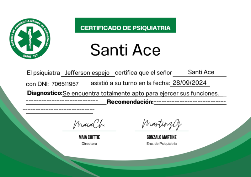 Solicitud de turno psiquiatra Certif13
