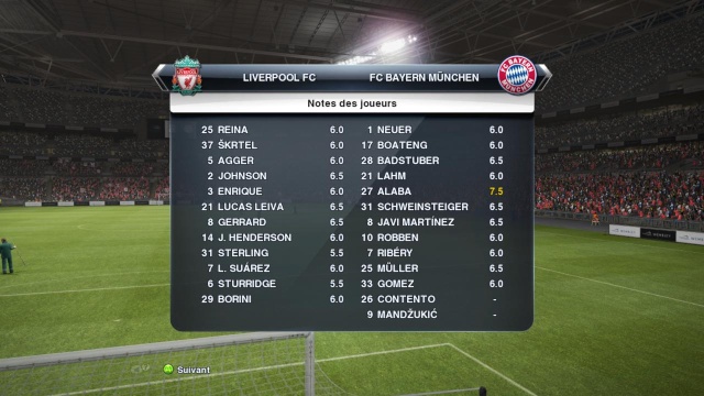 Liverpool 0-1 Bayern Munich Pes20119