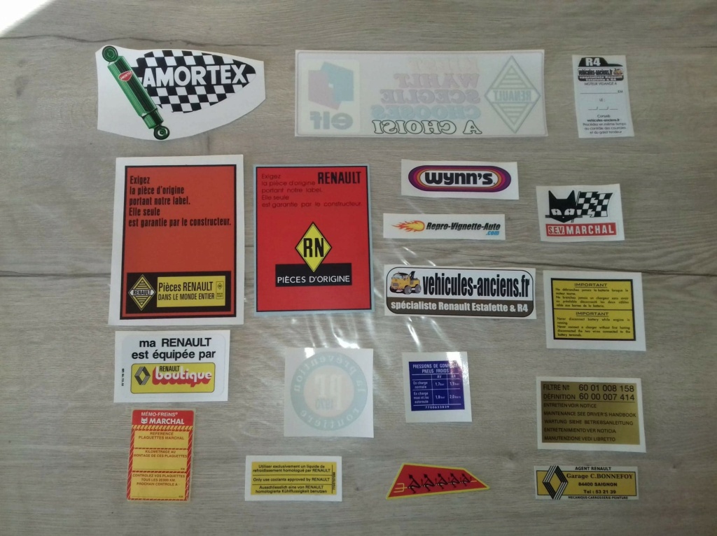  autocollants , stickers pour nos R6  Auto_311