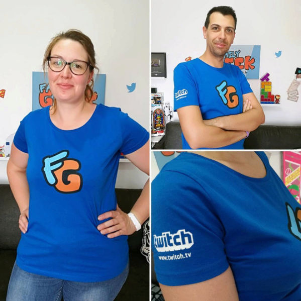 T-shirt officiel Twitch "Family Geek" terminé le 24 juillet ! Tshirt10
