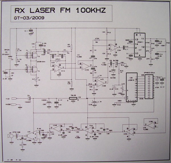 TX-RX Laser FM 100 Khz Rx112