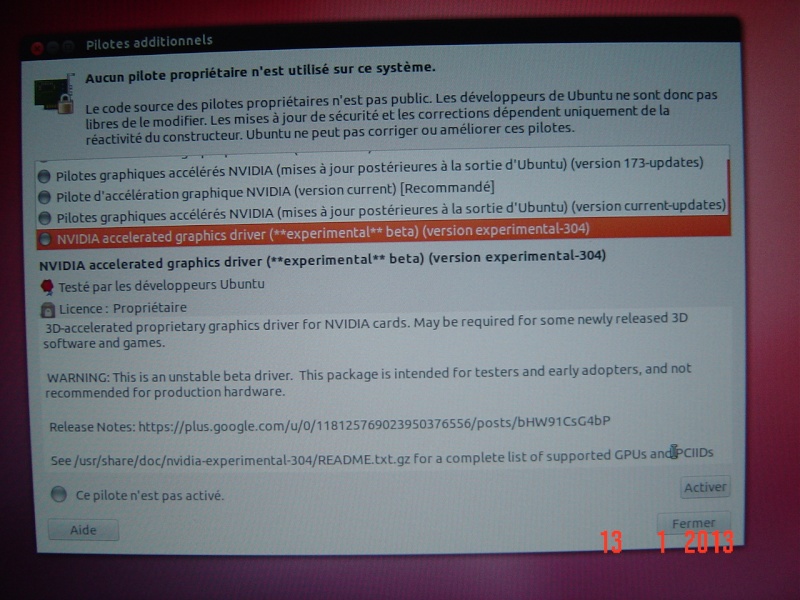 Ubuntu 12.04 LTS (« The Precise Pangolin ») Dsc02813
