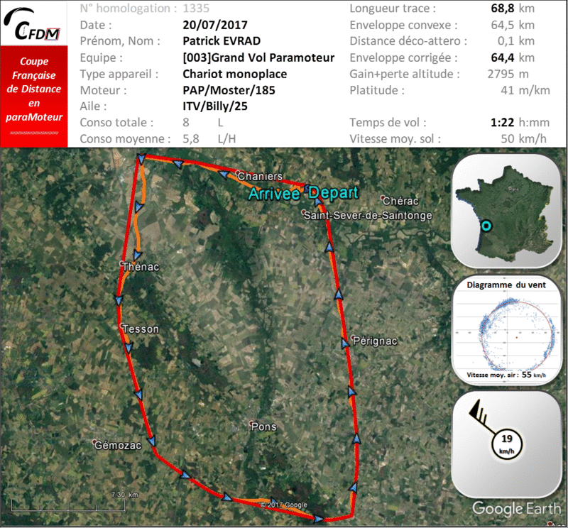 1335 - 20/07/17 - Patrick EVRAD - 64,4 km - homologué 22_fi239