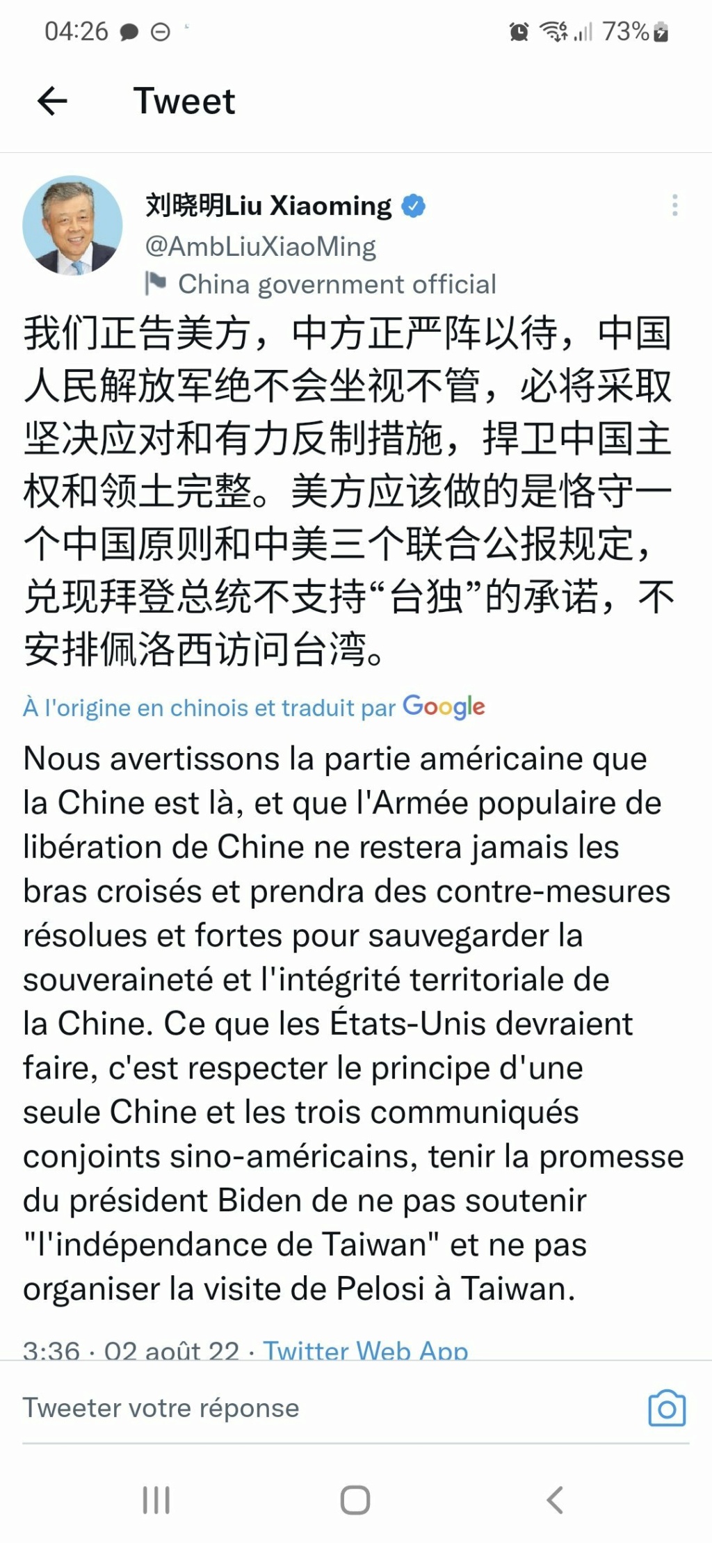 Escalade vers un conflit généralisé ? 16594010