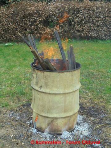 Incinerateur de jardin 200l