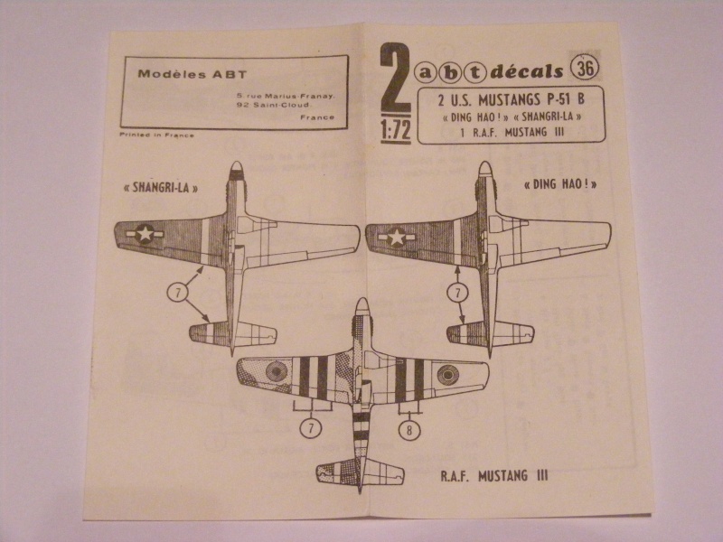 Abt n°35, 2 Mustang P-51B, 1 RAF Mustang III Dscf0738