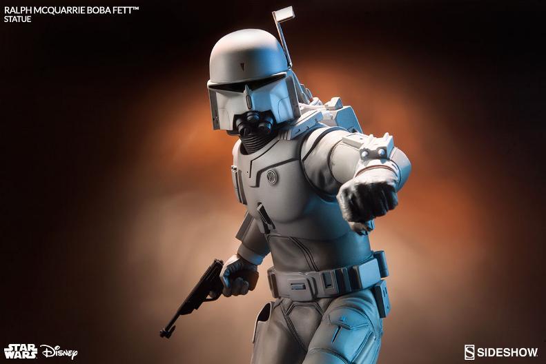 Sideshow Boba Fett Statue Ralph McQuarrie Artist Series Bobamc11