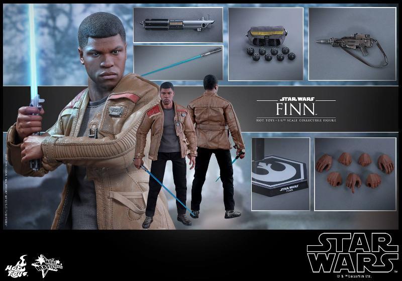 Hot Toys Star Wars: TFA 1/6th scale Finn Collectible Figure Finn1210