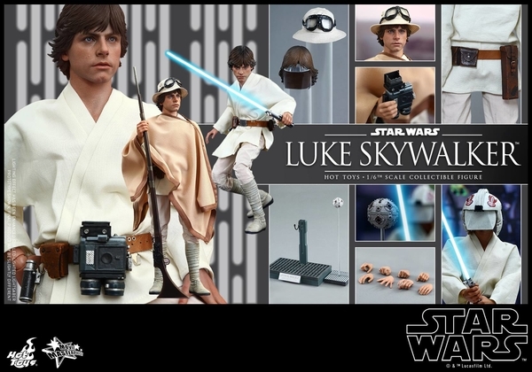 Hot Toys Star Wars EP4 1/6th Luke Skywalker Figure Hot_to24