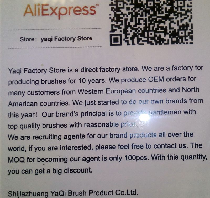 YAQI : Brosse synthétique de style Tuxedo la Balustre - Page 2 Img_2024