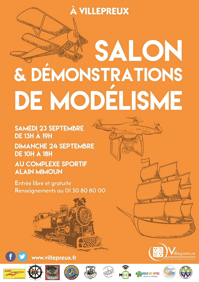 Salon de Villepreux (78)  23-24 Septembre 2017 Affich10