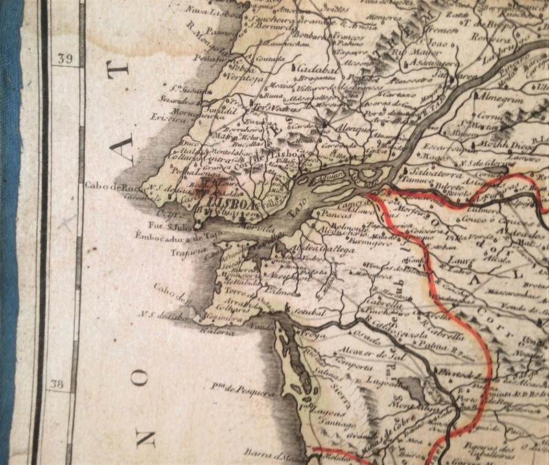 Carte Espagne 1813  Img_1410