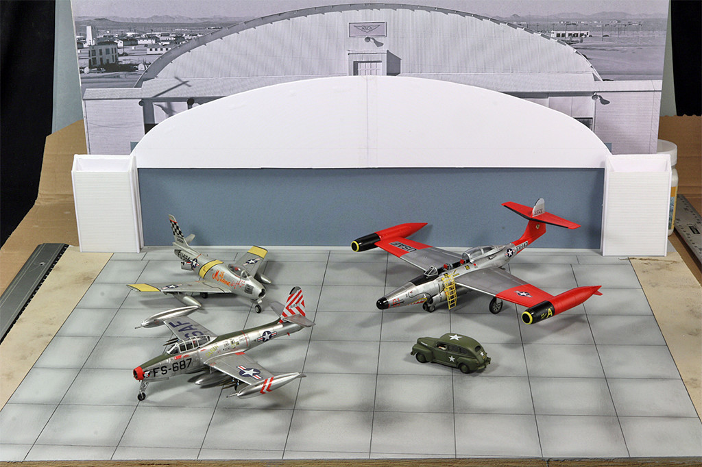 Hangar & tarmac du NACA, 1940's/50's (1:72) Img_3019