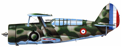 CURTISS SBC-4 HELLDIVER Aéronavale française en 1940 Réf 80285 Csbc10