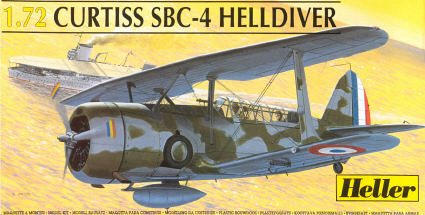 CURTISS SBC-4 HELLDIVER Aéronavale française en 1940 Réf 80285 Hel80210