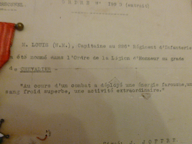 Citation du capitaine Louis 226 RI P1010917