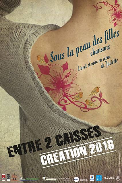 Entre 2 caisses - Sous la peau des filles (spectacle et CD) Affich10