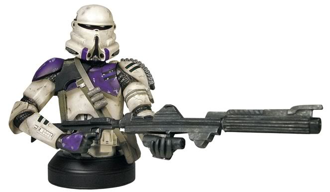 Gentle Giant - Airborne Trooper Mace Windu Squad Mini Bust Airbor10