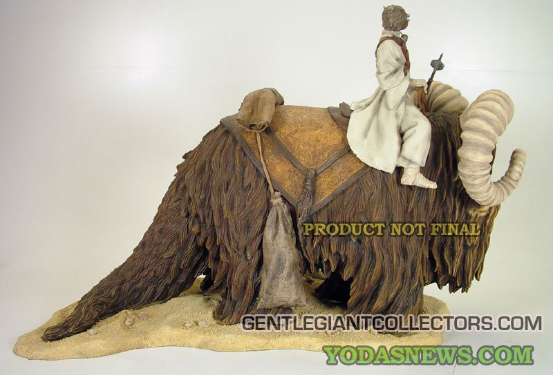 Gentle Giant - Bantha et Tusken Raider Statue Bantha11