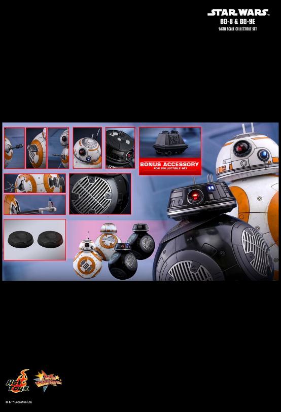 Hot Toys - Star Wars The Last Jedi BB-8 & BB-9E 1/6th Set Bb8-bb18
