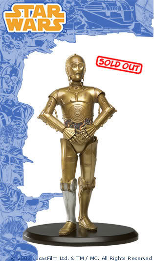 Attakus - C-3PO Statue (2003) C-3po10
