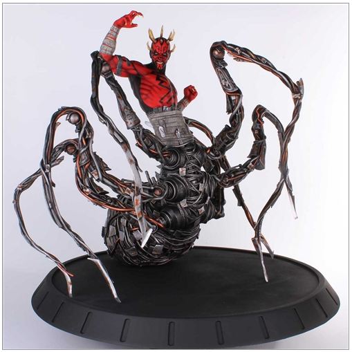 Gentle Giant - Clone Wars - Darth Maul Spider Statue Dmspid11