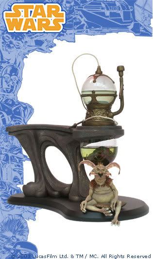 ATTAKUS - Salacious Crumb & Jabba's pipe Statue (2003) Salaci12