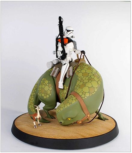 Gentle Giant - Animated Maquette - Sandtrooper On Dewback Sand0510