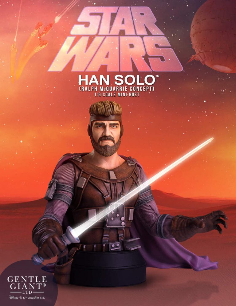 Gentle Giant - Han Solo Ralph McQuarrie Concept Mini Bust Sdcc2016