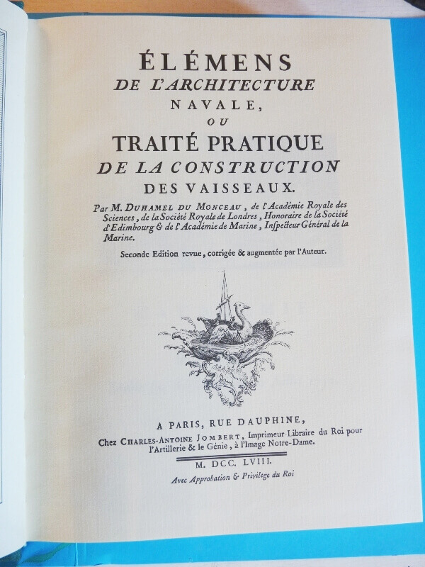 Elémens de l'Architecture Navale - Duhamel du Monceau - 1758 L003b10