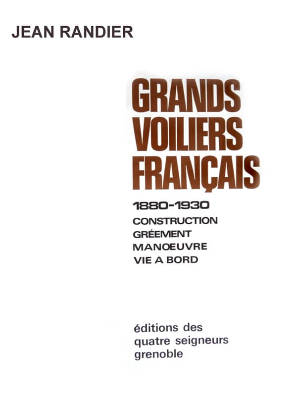 Grands voiliers Français - 1880 à 1930 - Jean Randier L009b10