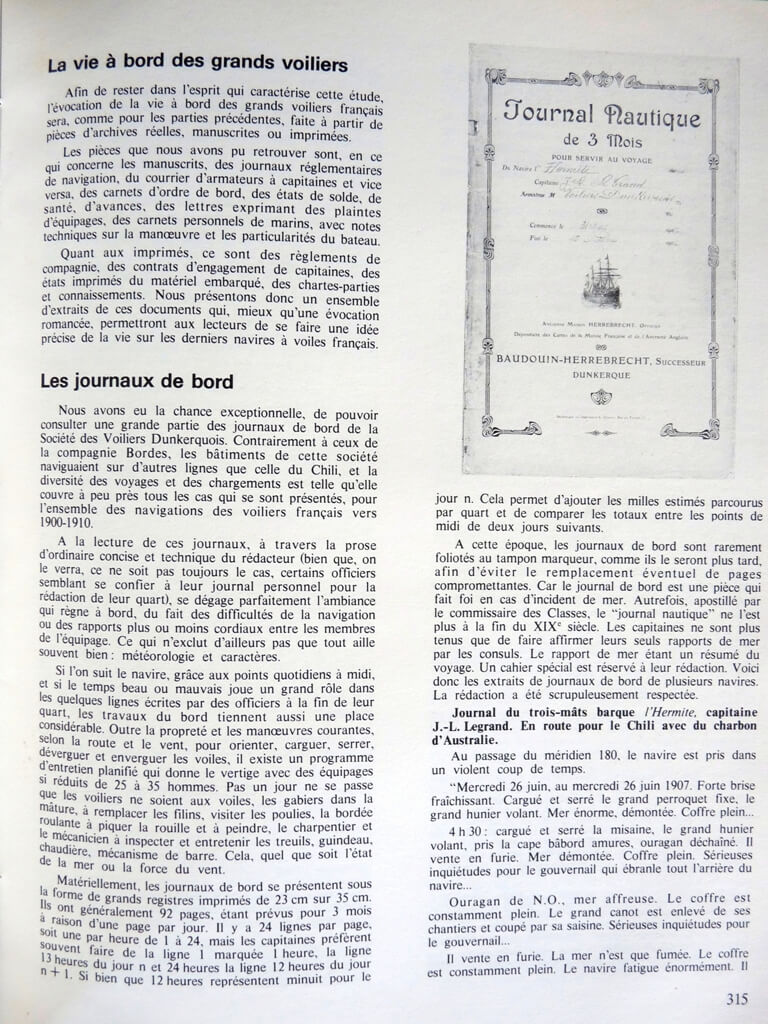 Grands voiliers Français - 1880 à 1930 - Jean Randier L009g10