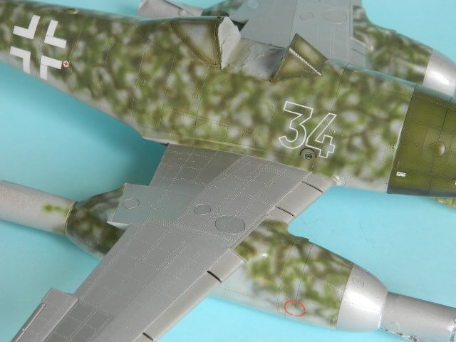 Messerschmitt 262 A 1a - Trumpeter 1/32 - Par fombec - Fini Ma011710