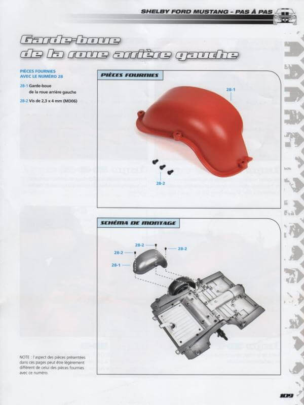 Shelby GT500 - 1967 - 1/8ème - Kit métal - Fascicules Altaya - Page 3 Shf_8710