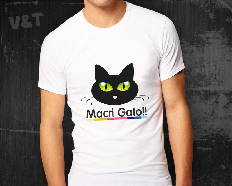 gato - Macri Gato Remera10