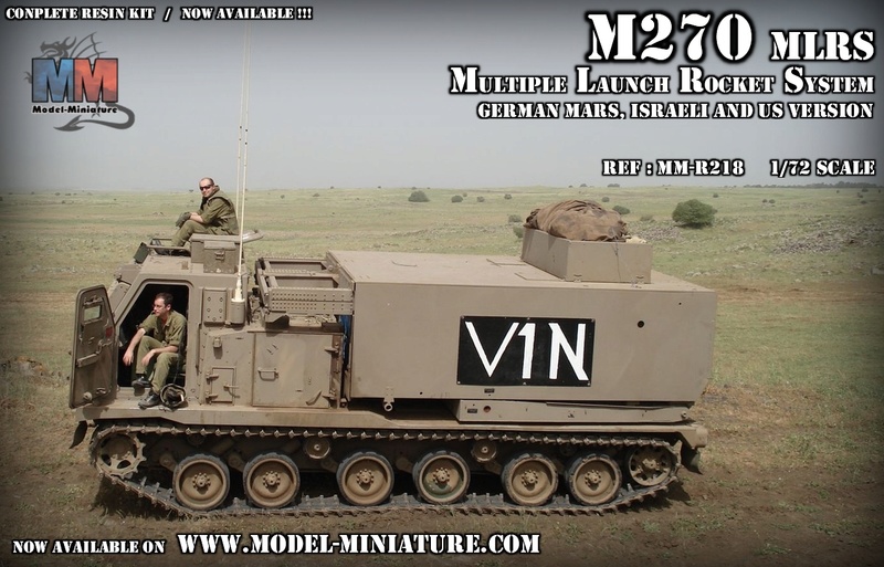 MLRS version allemande, US et israélienne au 1/72 M270_m13