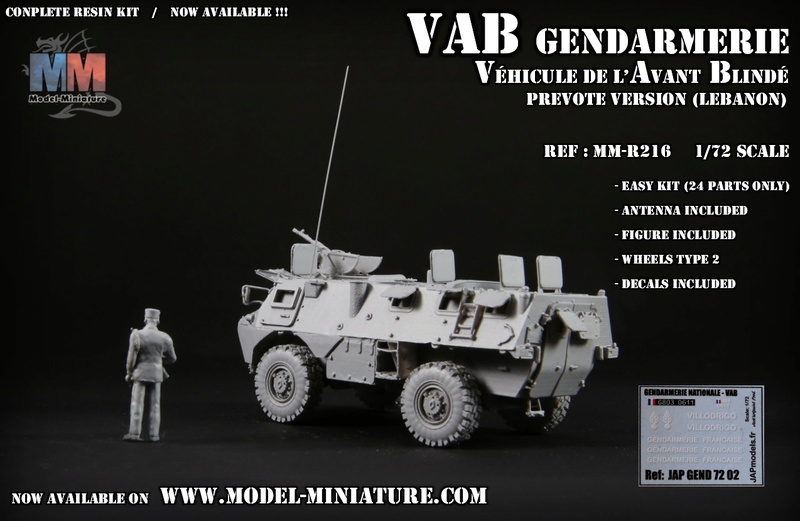 VBL Panhard 7.62mm, MLRS, VAB gendarmerie, 1/72 Vab_ge11