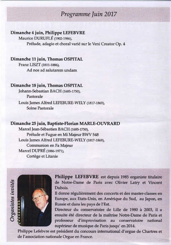 AUDITION d'orgue à Saint-Eustache Ste17010