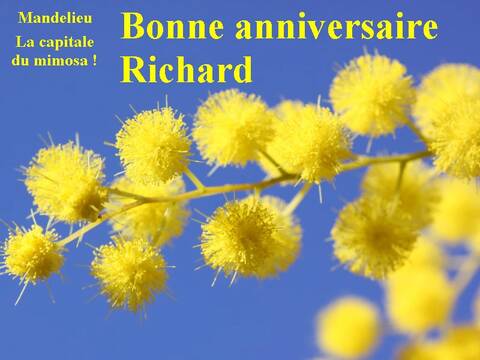 Bon Anniversaire Richard Bon Anniversaire Richard