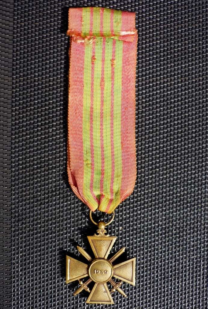 Croix de Guerre 1939 de Pierre FABRE Pierre11