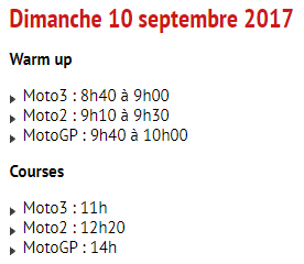 Dimanche 10 septembre - MotoGp - Grand Prix de San Marin e Riviera Di Rimini - Circuit de Misano Adriatico Captur25