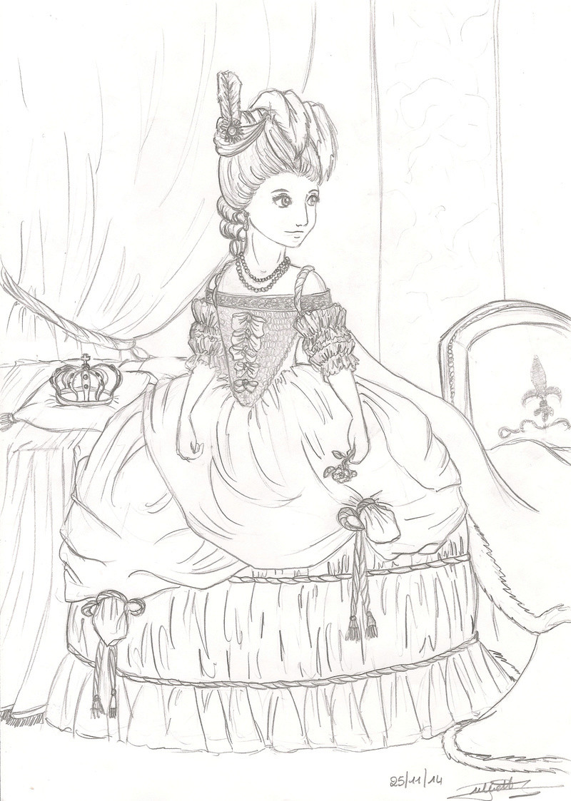 Fanart de Marie-Antoinette - Page 3 Portra12