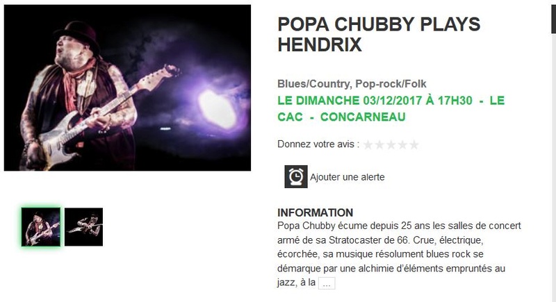 Nouvel album de Popa Chubby en octobre : premier extrait Captur24
