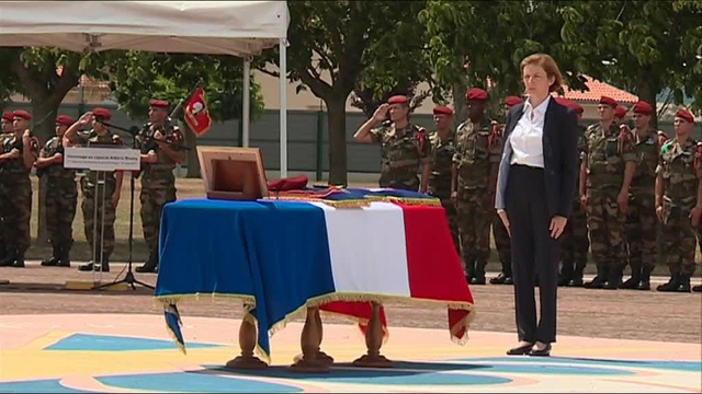 Albéric Riveta est le militaire du 1er RCP de Pamiers qui a trouvé la mort en opération au Mali Hommag10