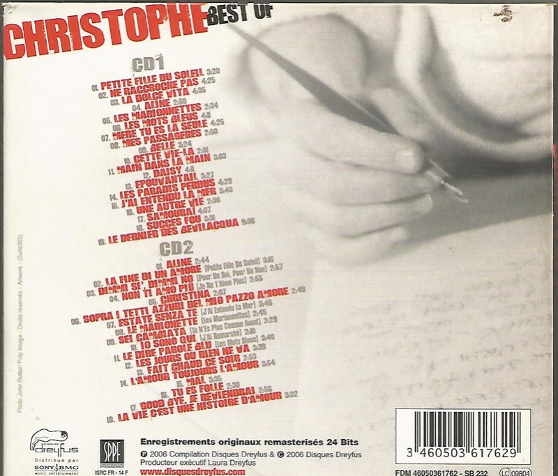 Best of  2006 2 CD originaux remastérisés 24 Bits Christ11