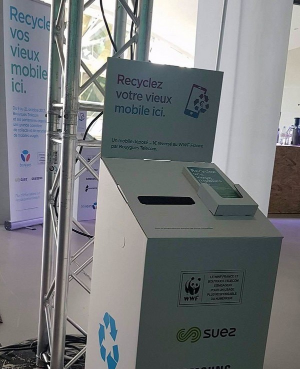 bouygues - Bouygues Telecom et WWF encouragent la collecte des vieux smartphones Recycl10