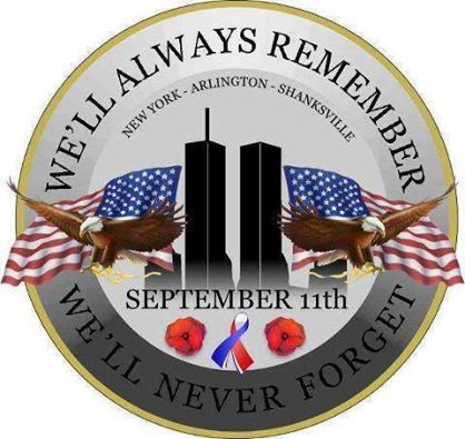 September 11 2001 WE WILL NEVER FORGET 11850610