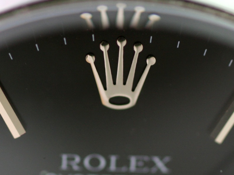 (Vendue) Rolex précision 6694, cadran noir, état somptueux et date bicolore Img_0620